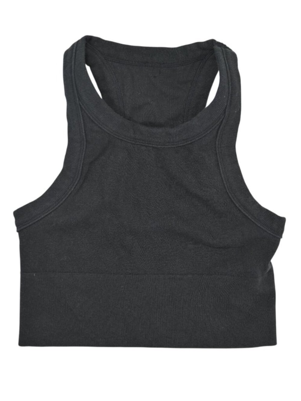 ALO Yoga Seamless Delight High Neck Bra in Black